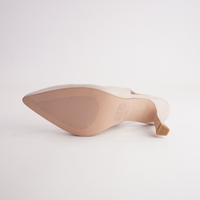 Linky Nude Leather Heels