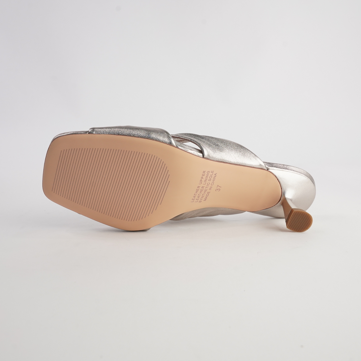 Kineta Platino Leather Heels - TOP END | Shouz