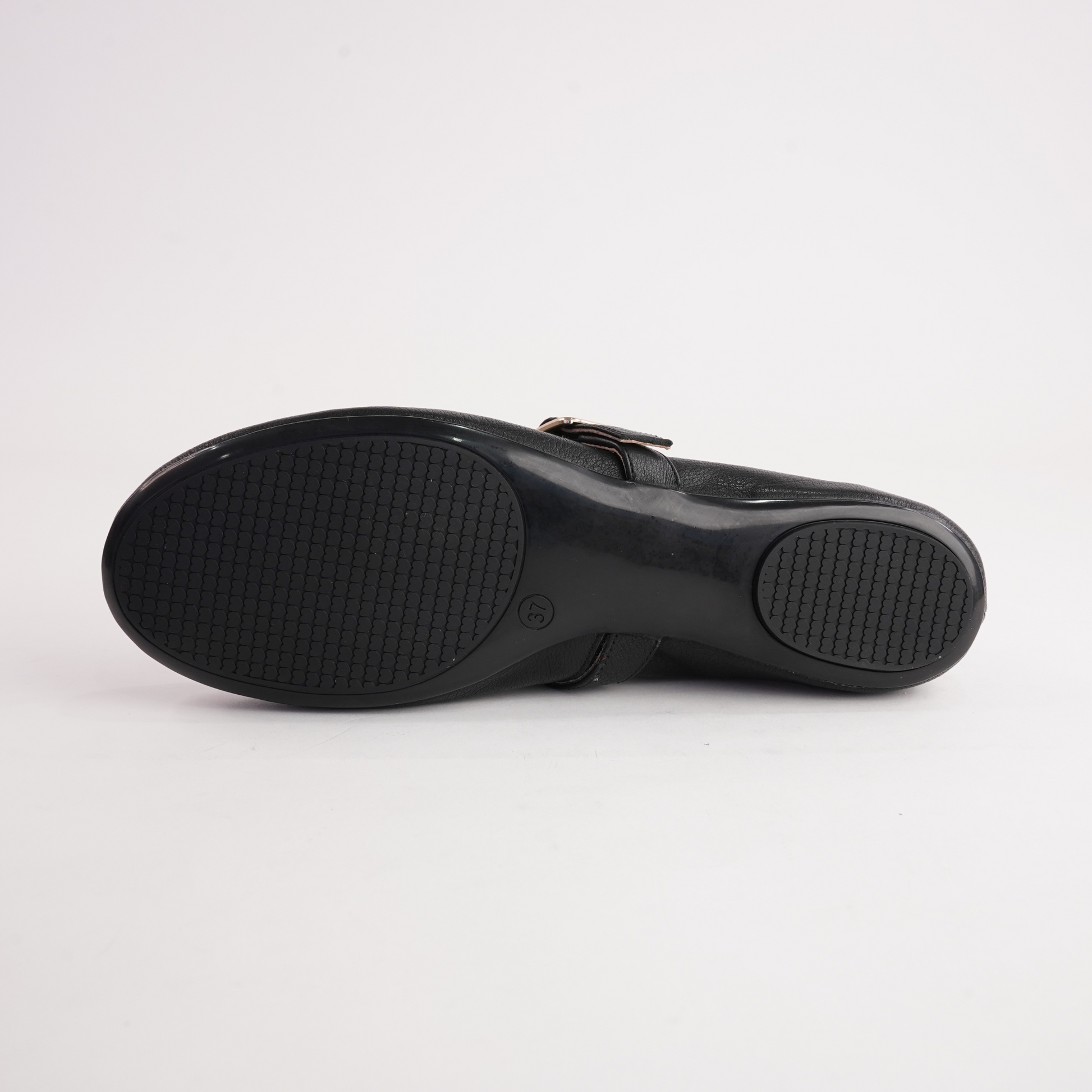 Blairre Black Leather Ballet Flats