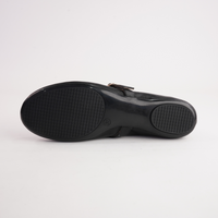 Blairre Black Leather Ballet Flats