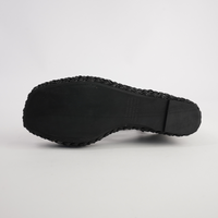 Vontey Black Suede Wedge Sandals