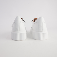 Bonnie White Leather Sneakers