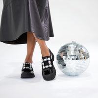 Stay Black Patent Leather Sneakers, DJANGO & JULIETTE - Shouz