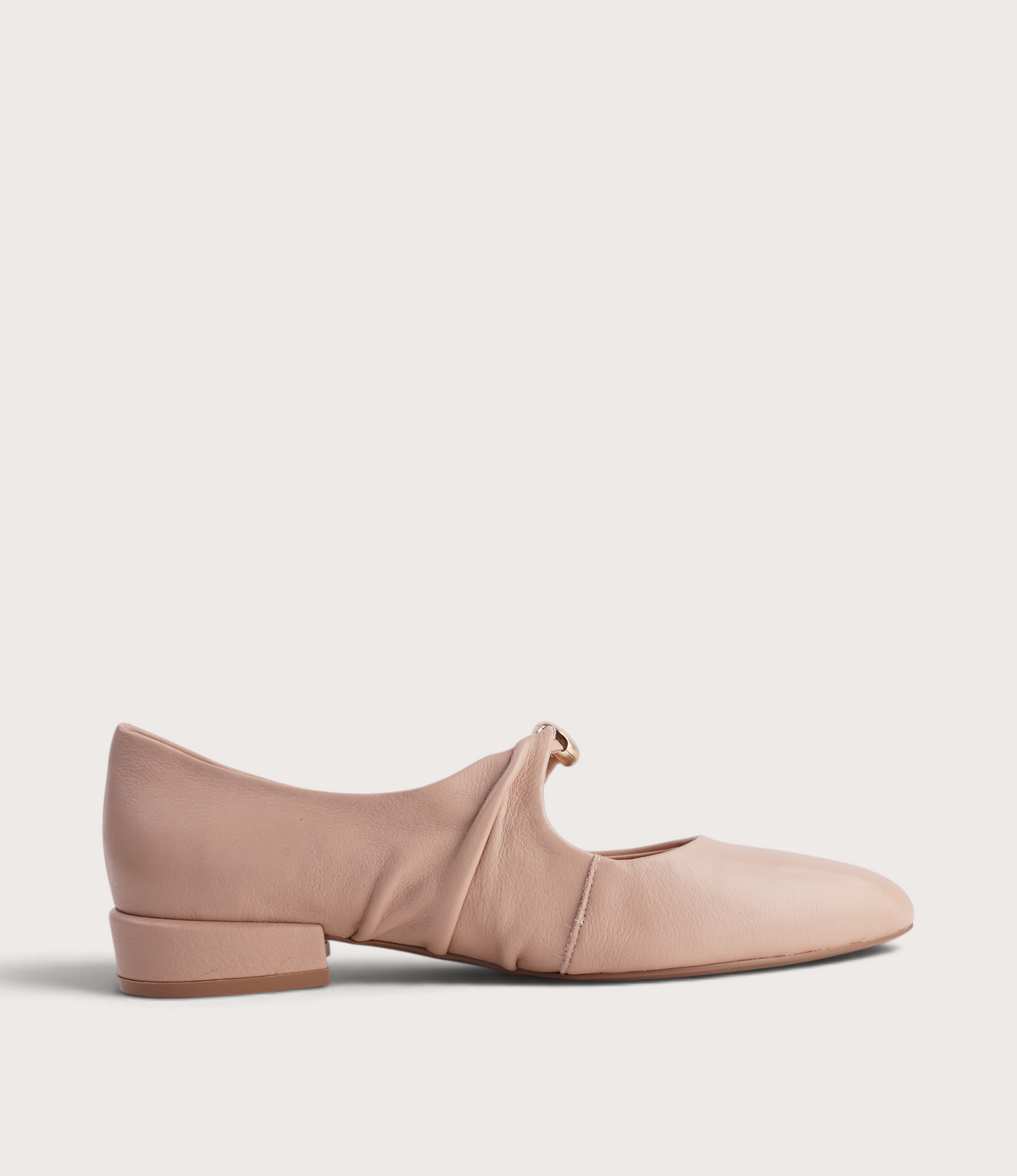 Estrela Cappuccino Leather Flats - DJANGO AND JULIETTE | Shouz