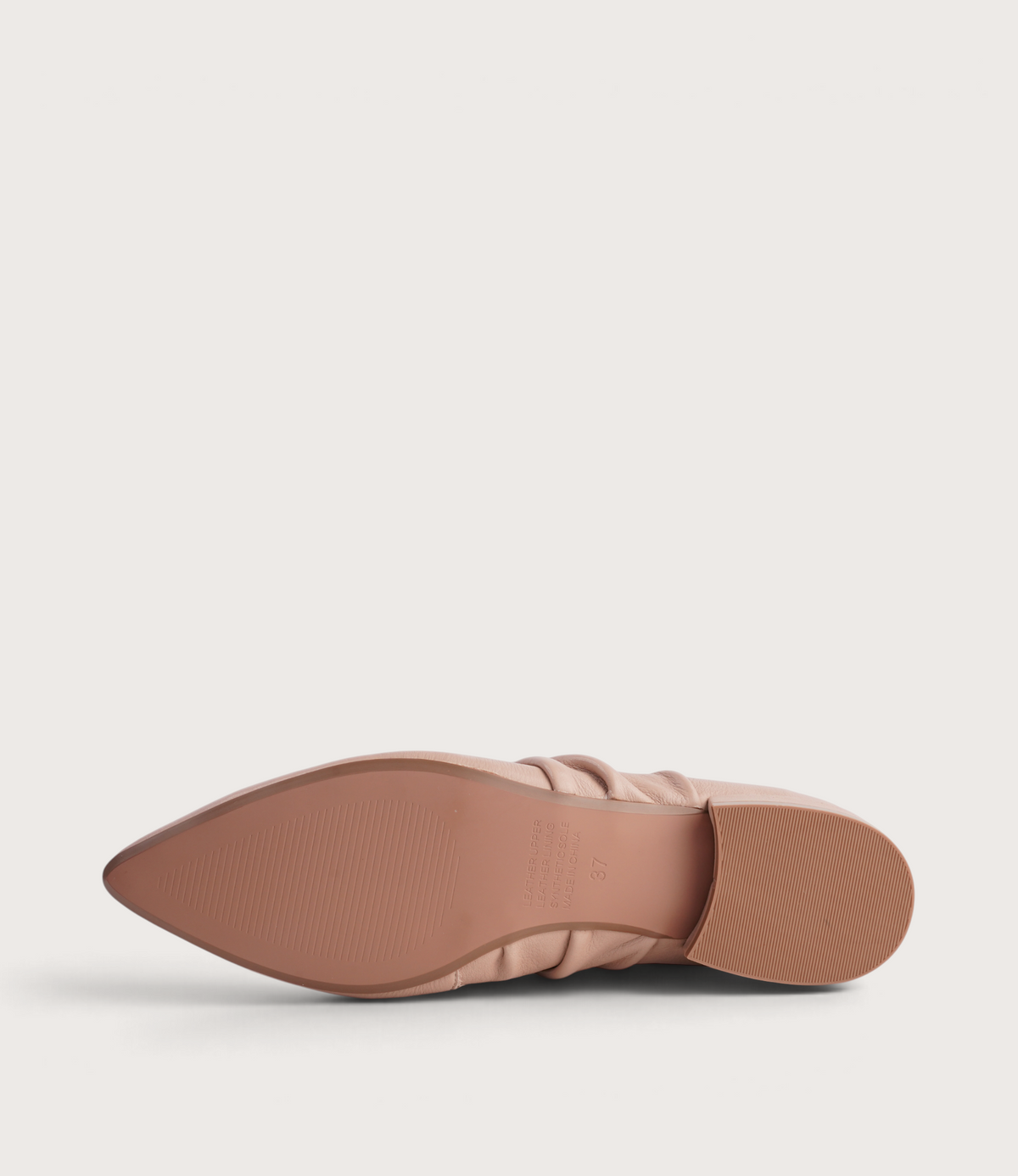 Estrela Cappuccino Leather Flats - DJANGO AND JULIETTE | Shouz