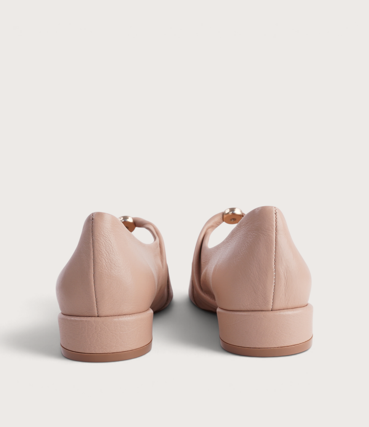 Estrela Cappuccino Leather Flats - DJANGO AND JULIETTE | Shouz