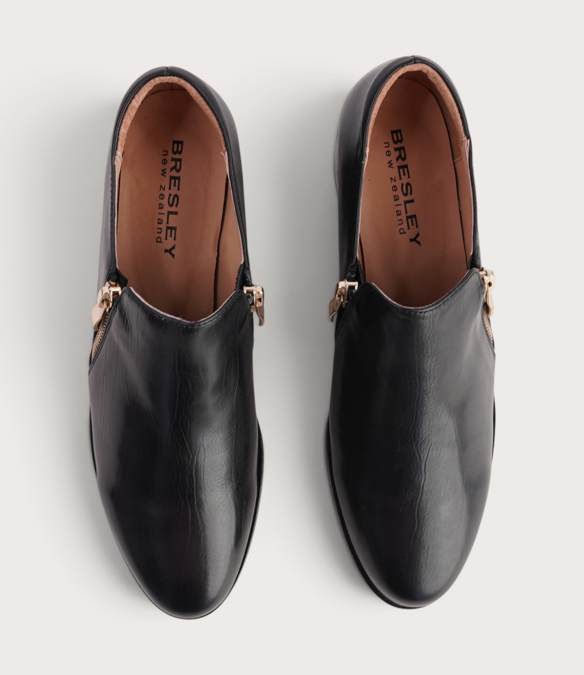 Dartmouth Black/ Black Leather Ankle Boots