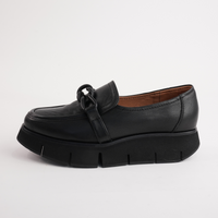 Bailey Black Leather Loafers