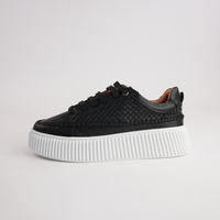 Bowler Black Leather Sneakers