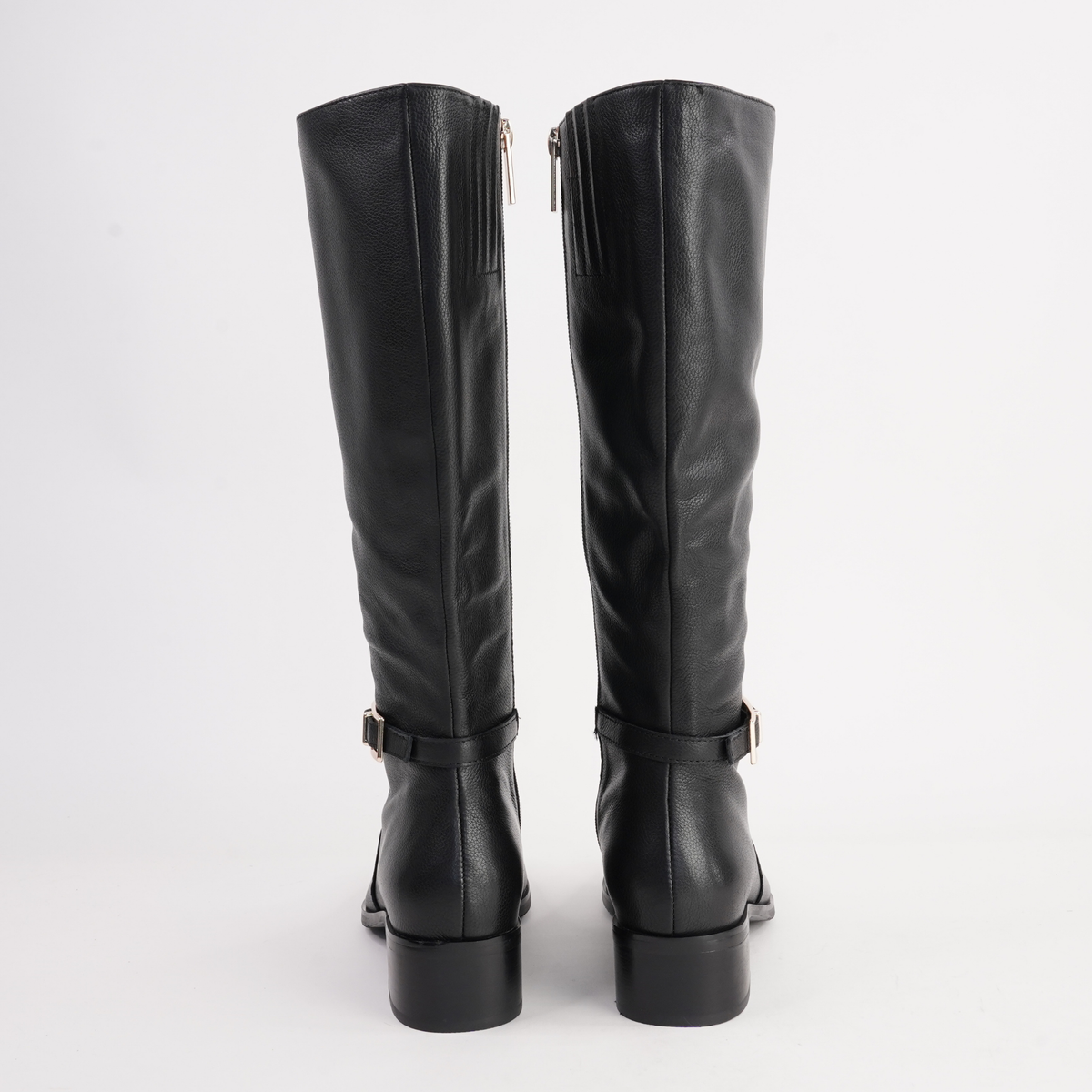 Tenrey Black Leather Boots - DJANGO AND JULIETTE | Shouz