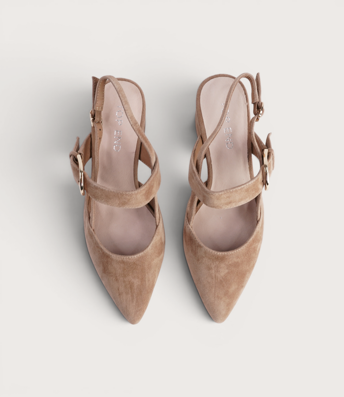 Pre-Order Asten Light Choc Suede Heels