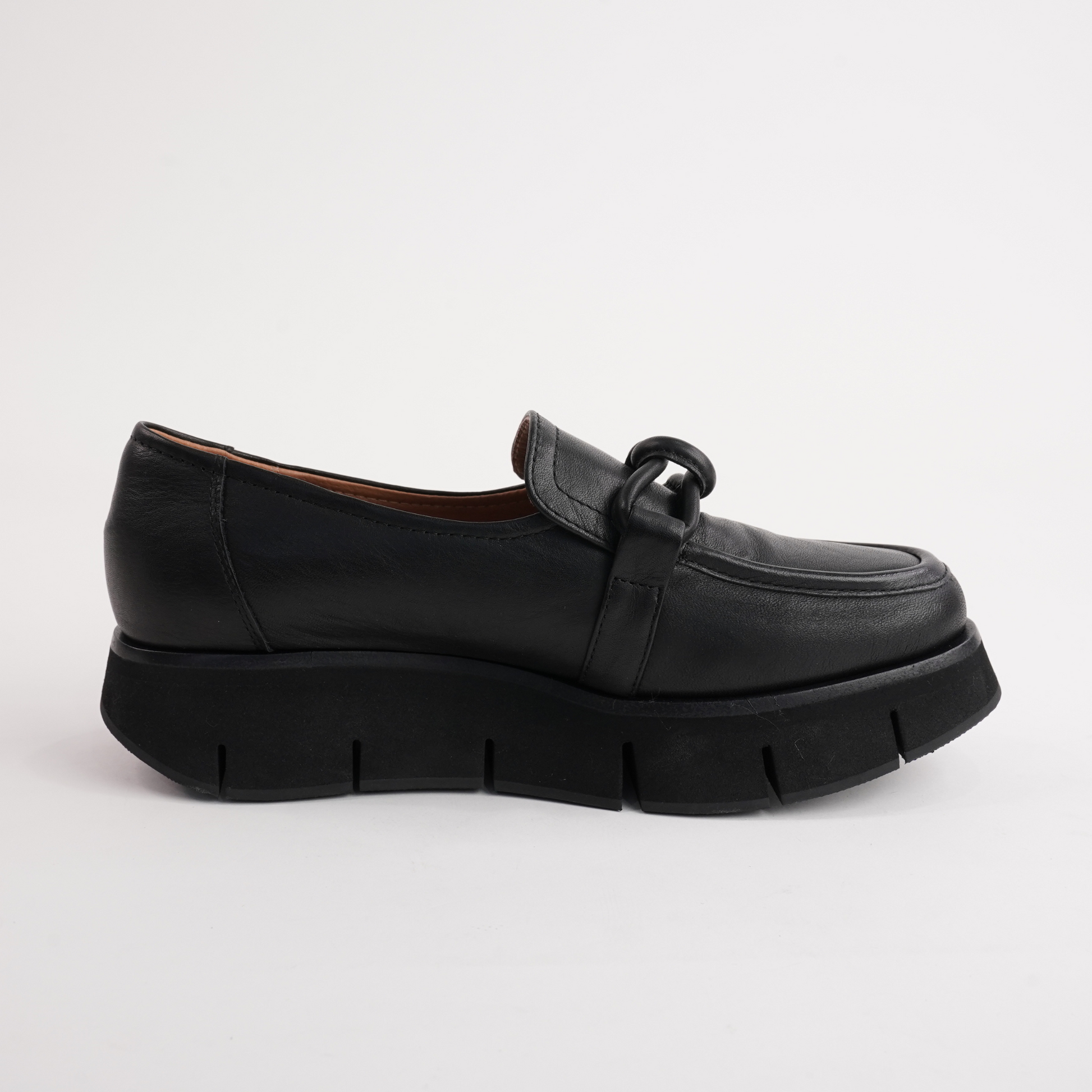 Bailey Black Leather Loafers