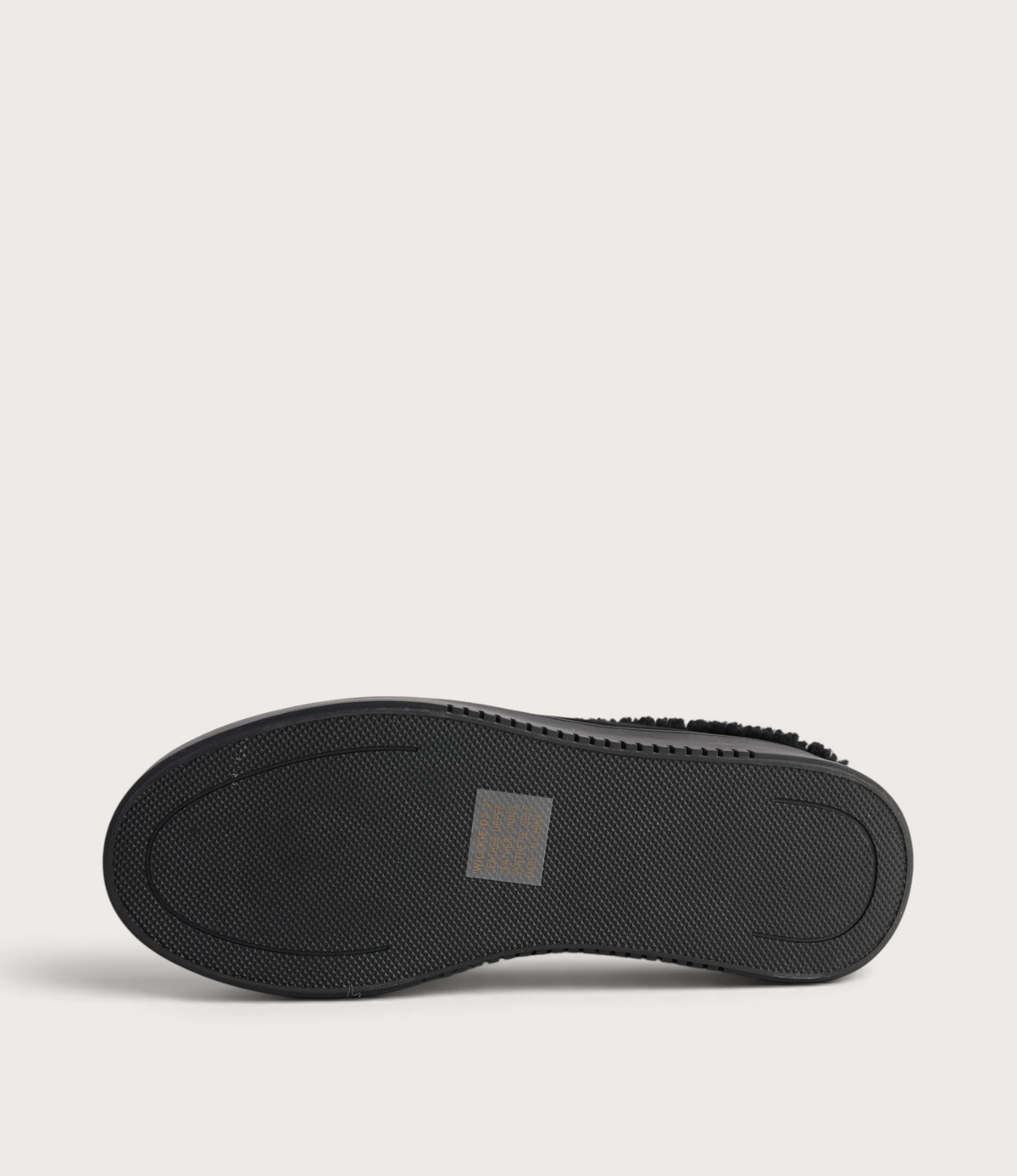 Willkie Black/ Black Suede Fur Flats