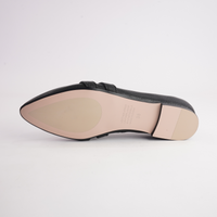Salti Black Leather Loafers