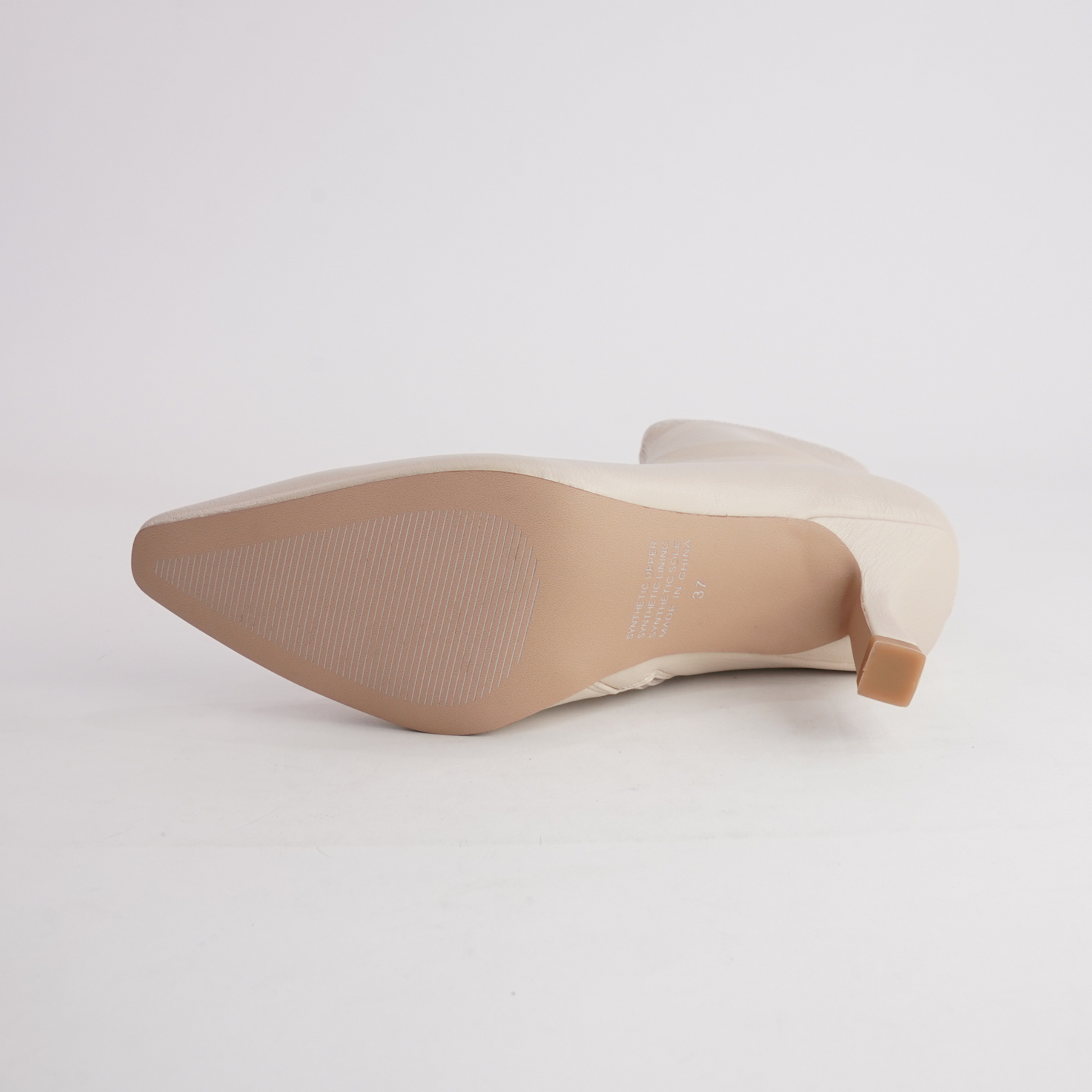 Audry Nougat Tumble Ankle Boots