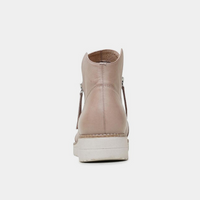 Ohmy Cafe Leather Ankle Boots