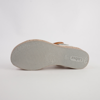 Margo White Leather Sandals