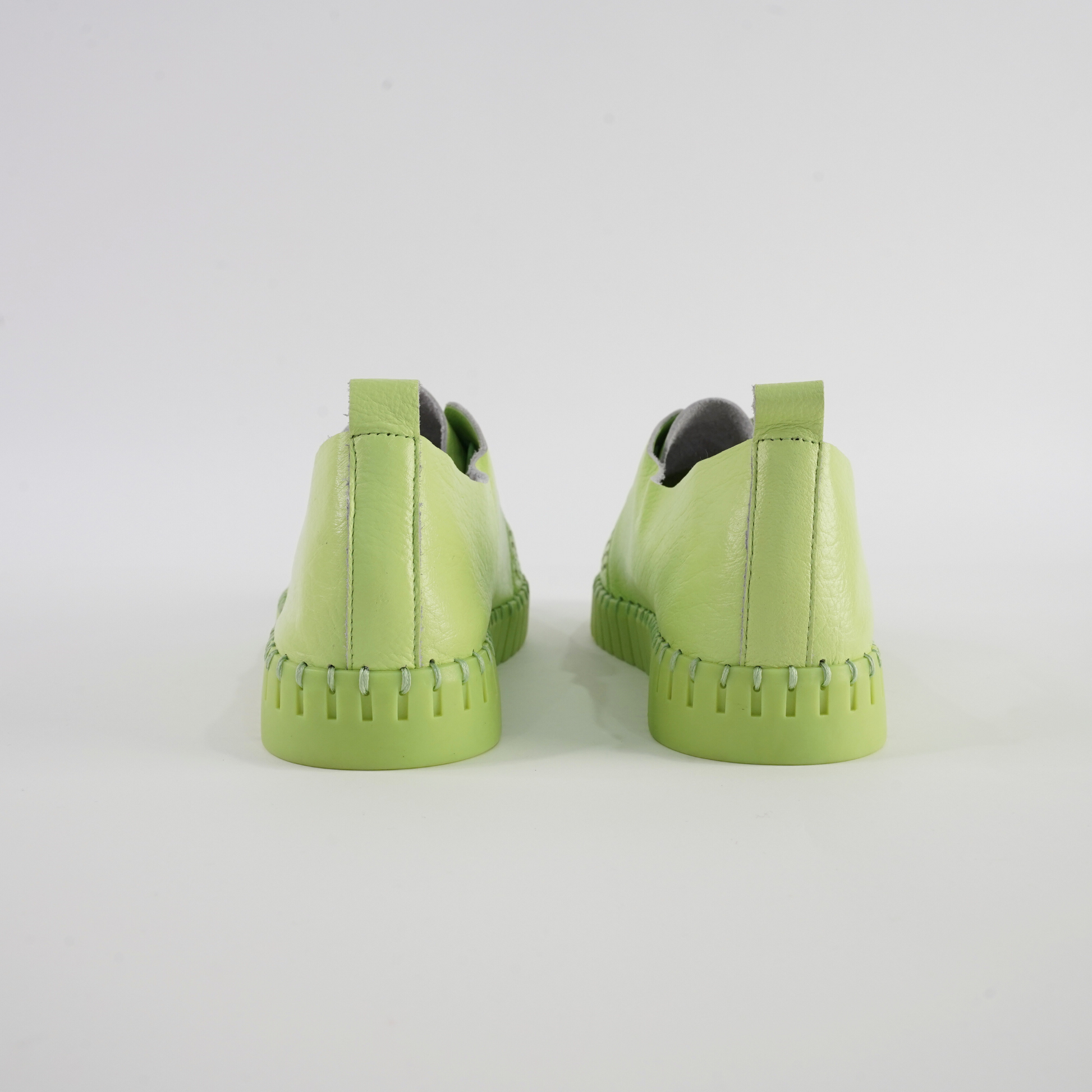 Huston Light Citrus/ Light Citrus Sole Leather Sneakers