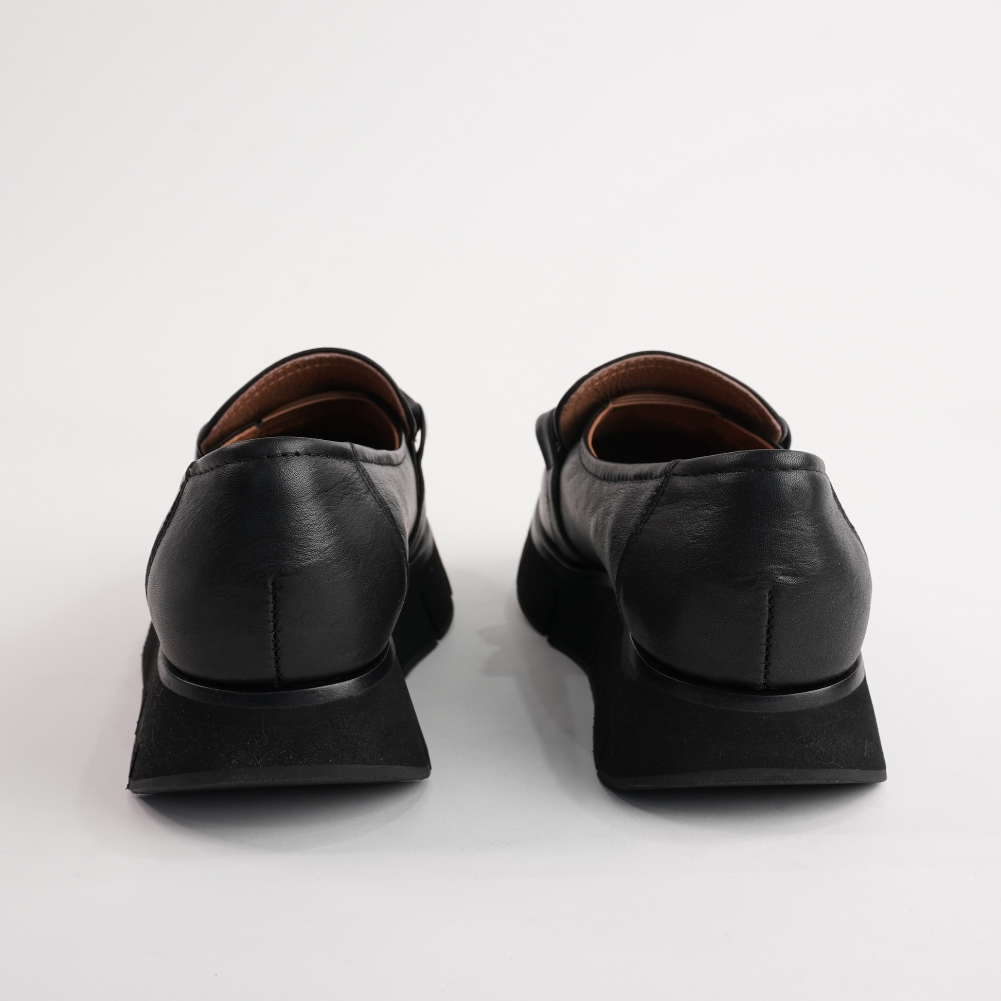 Bailey Black Leather Loafers