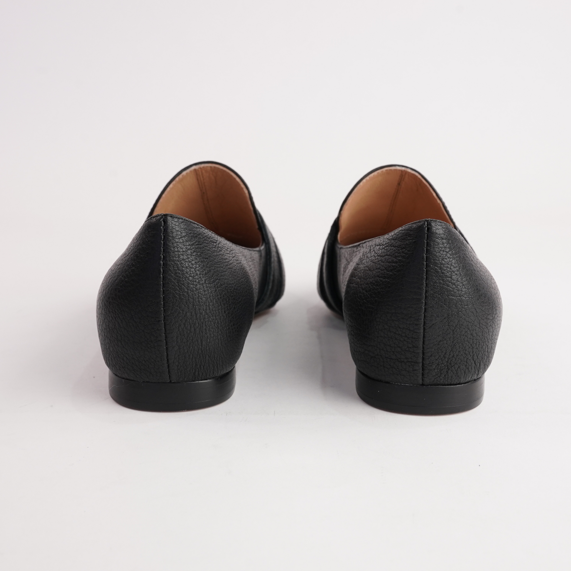 Salti Black Leather Loafers