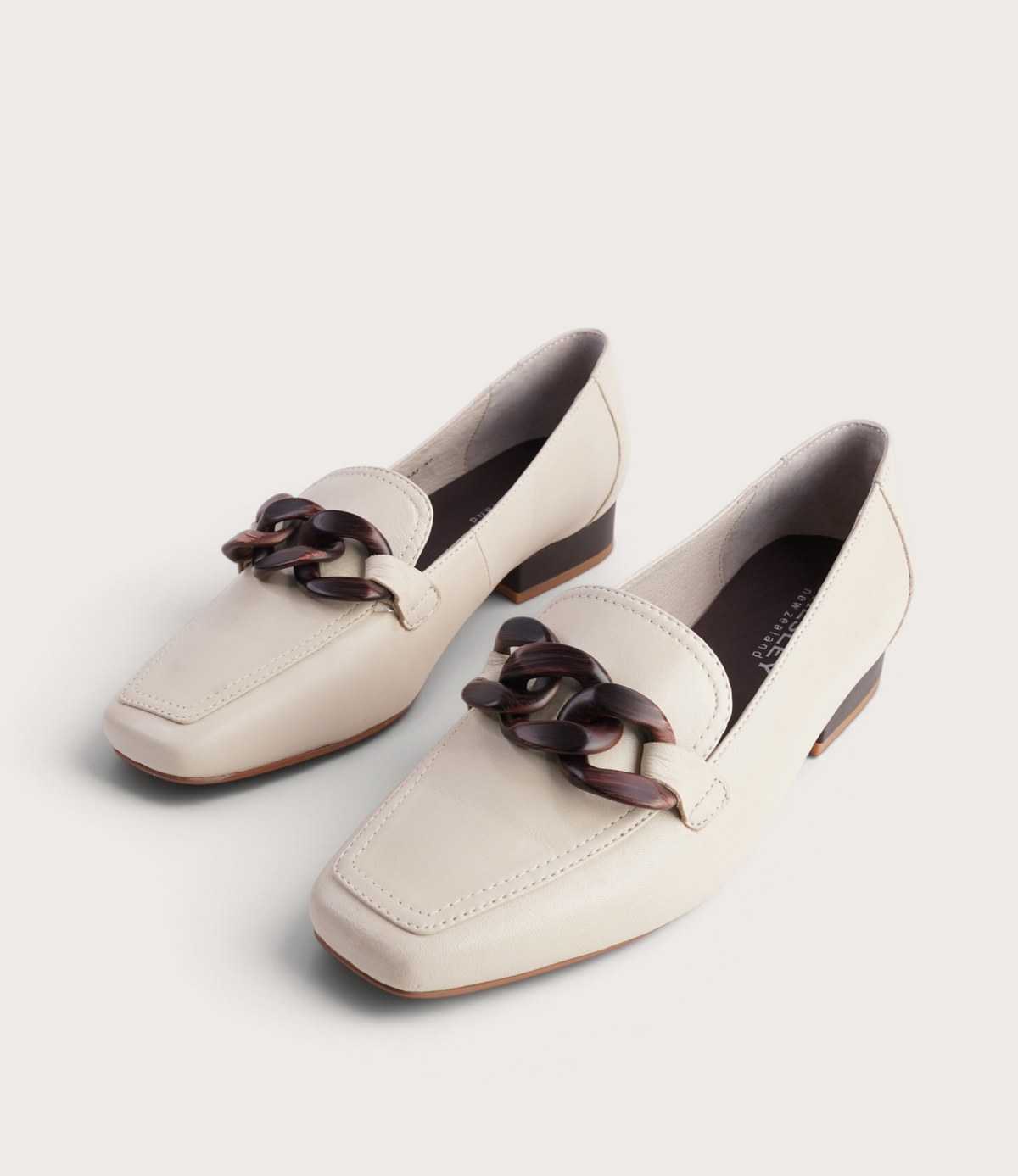 Roam Swan/ Cafe Leather Loafers