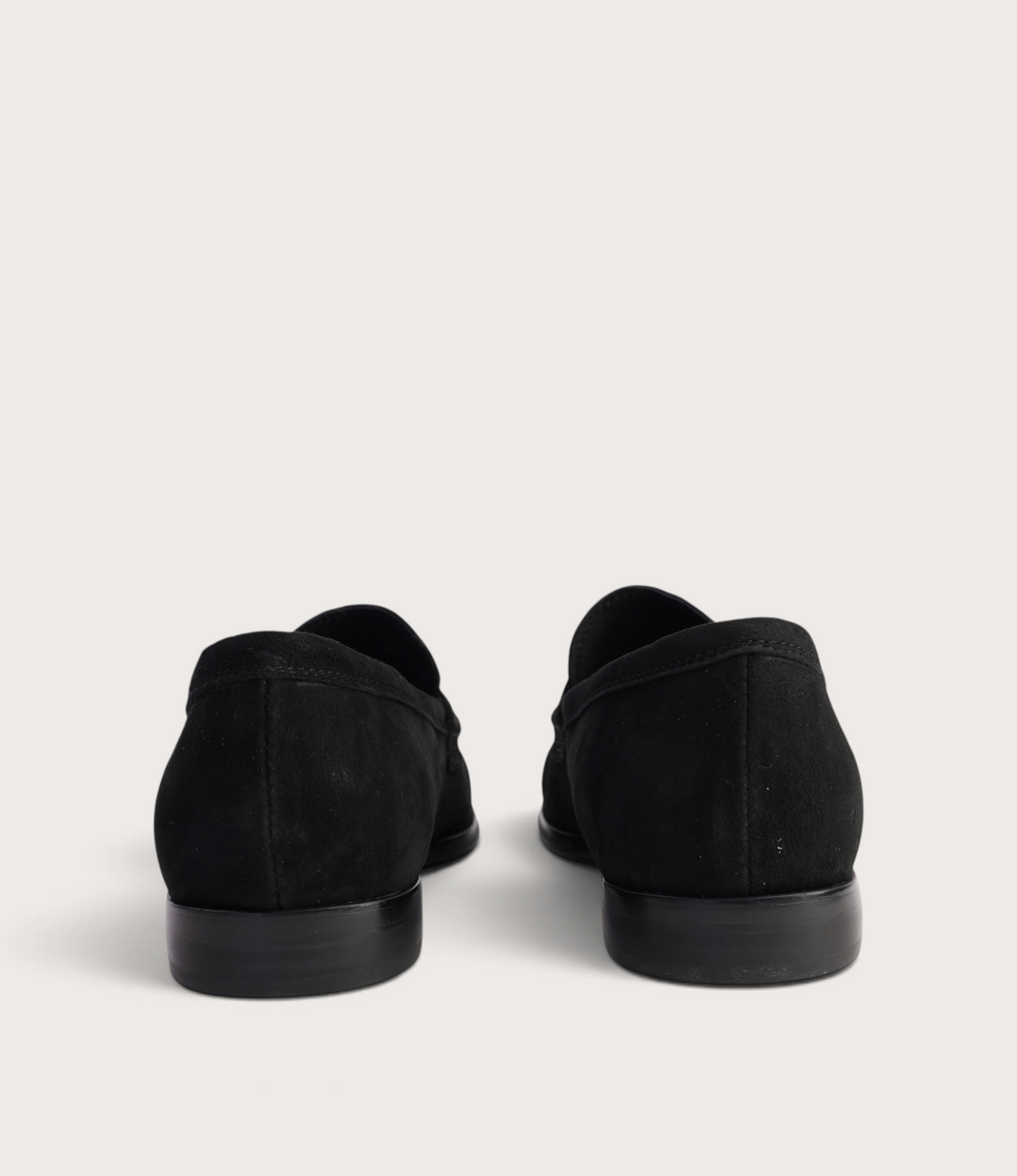 Clarisa Black Suede Loafers
