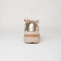 Torayne Latte Patent Leather Sneakers, DJANGO & JULIETTE - Shouz