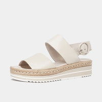 Atha Almond Leather Sandals, DJANGO & JULIETTE - Shouz
