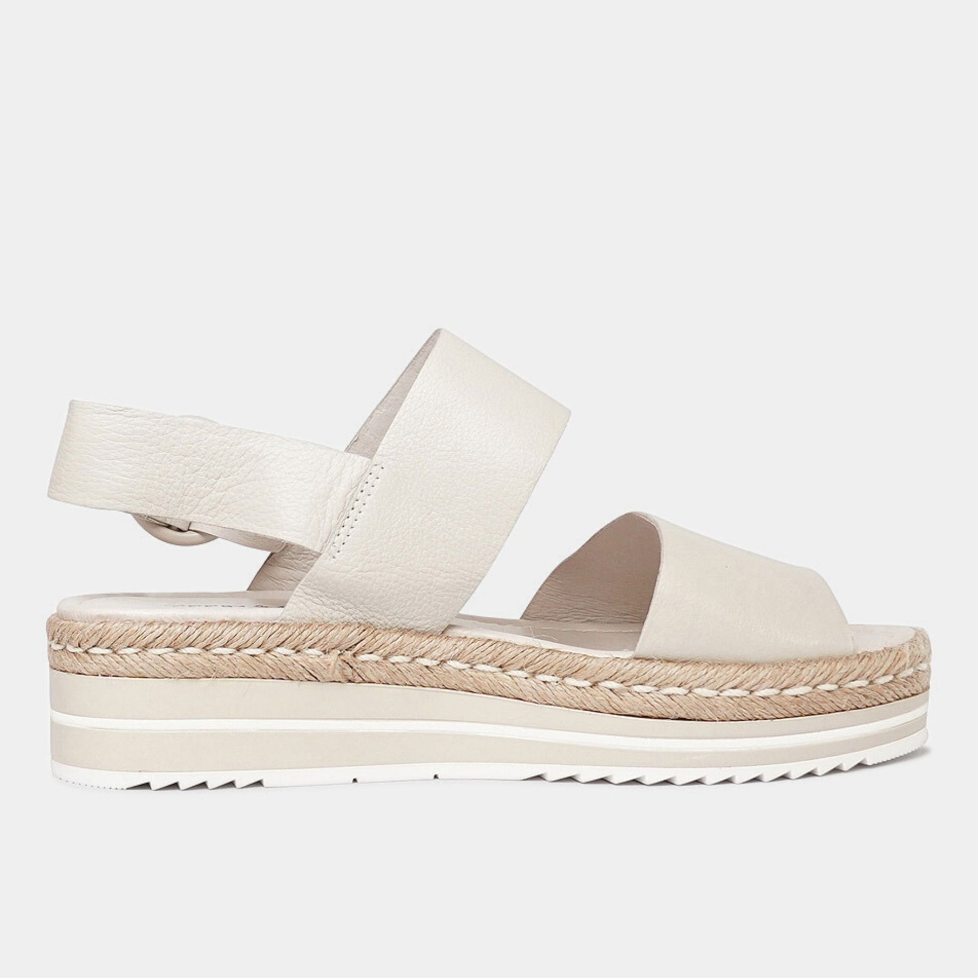 Atha Almond Leather Sandals, DJANGO & JULIETTE - Shouz