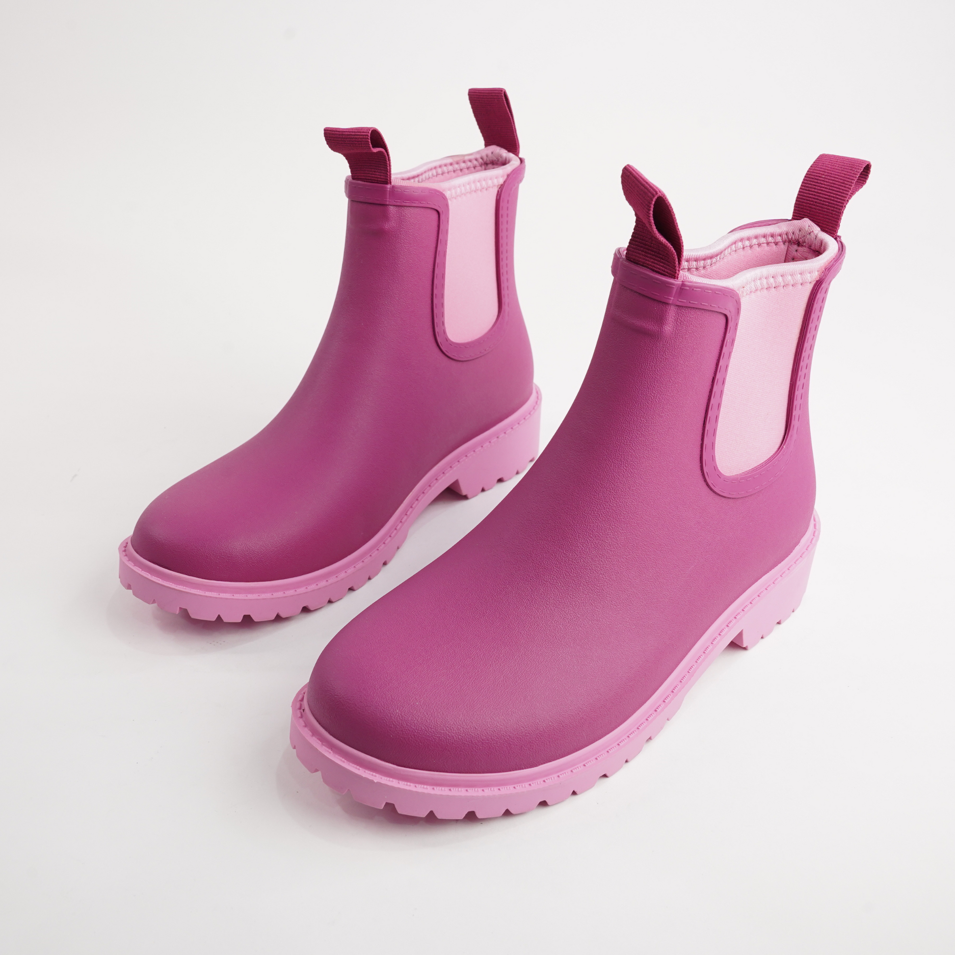Splashy Plum/ Blossom Gumboots