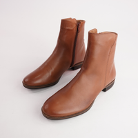 Gaib Brandy Leather Ankle Boots