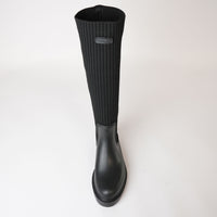 Falerce Black Knee High Boots, UNISA - Shouz