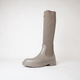 Falerce Taupe Knee High Boots, UNISA - Shouz