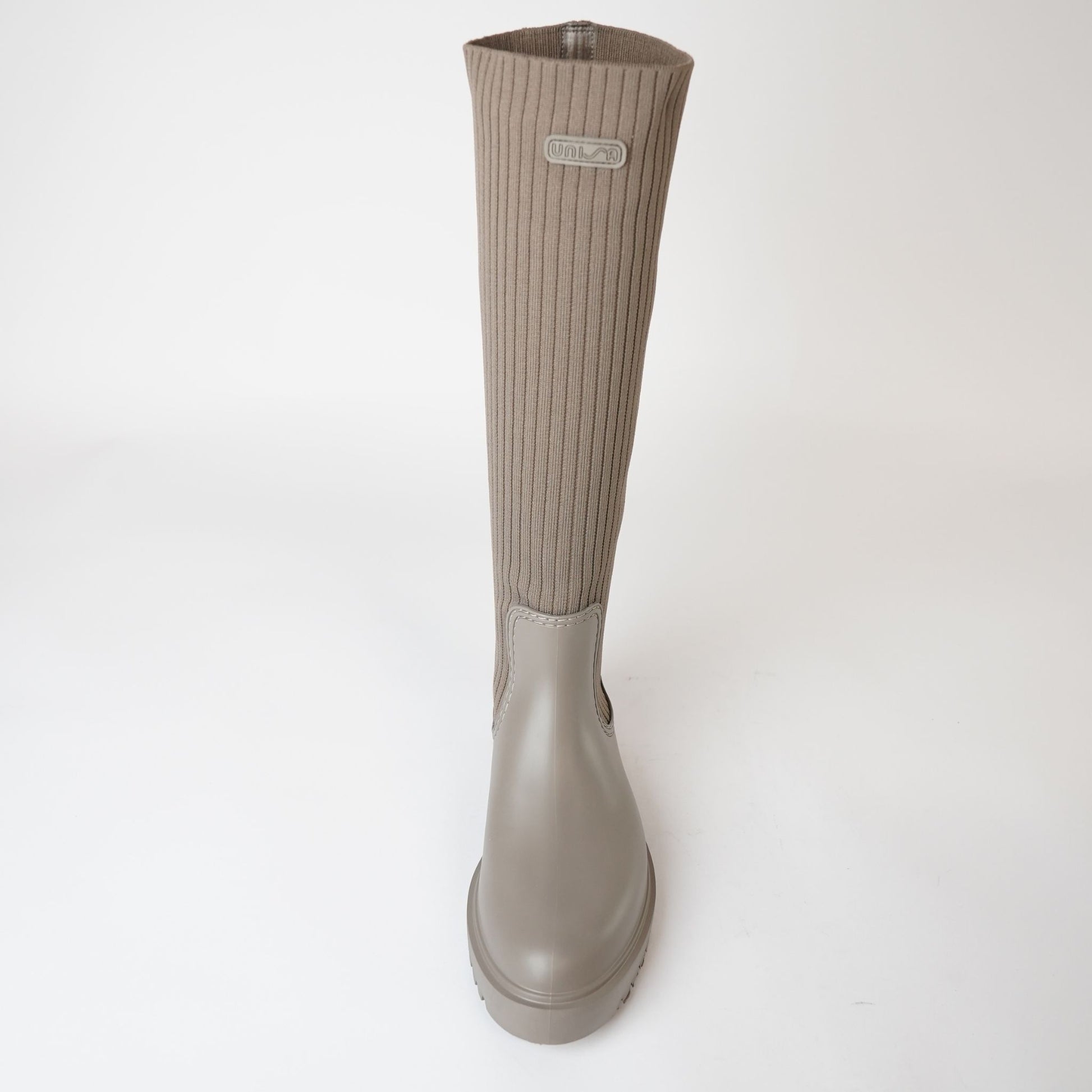 Falerce Taupe Knee High Boots, UNISA - Shouz