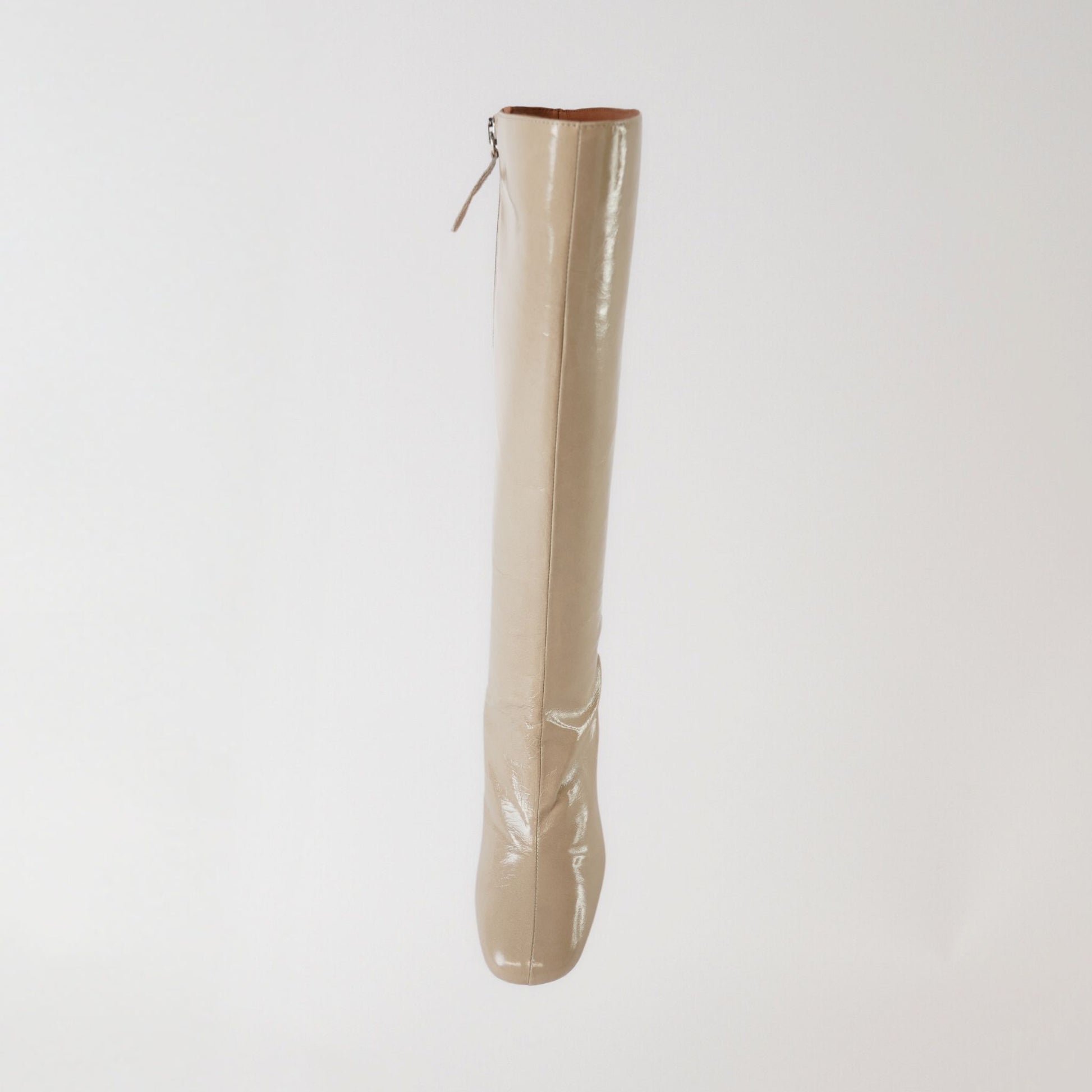 Ag-23596 Torrone Patent Knee High Boots, NEO - Shouz