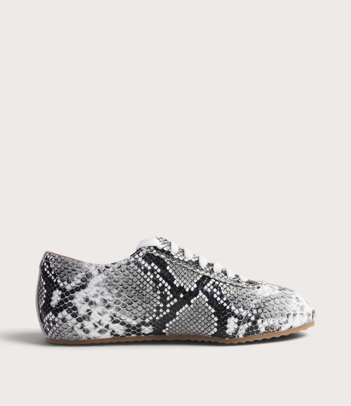 Quinn Black/ White Multi Snake Leather Sneakers