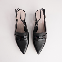 Aidayo Black Patent Leather Heels