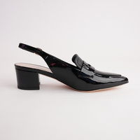 Aidayo Black Patent Leather Heels