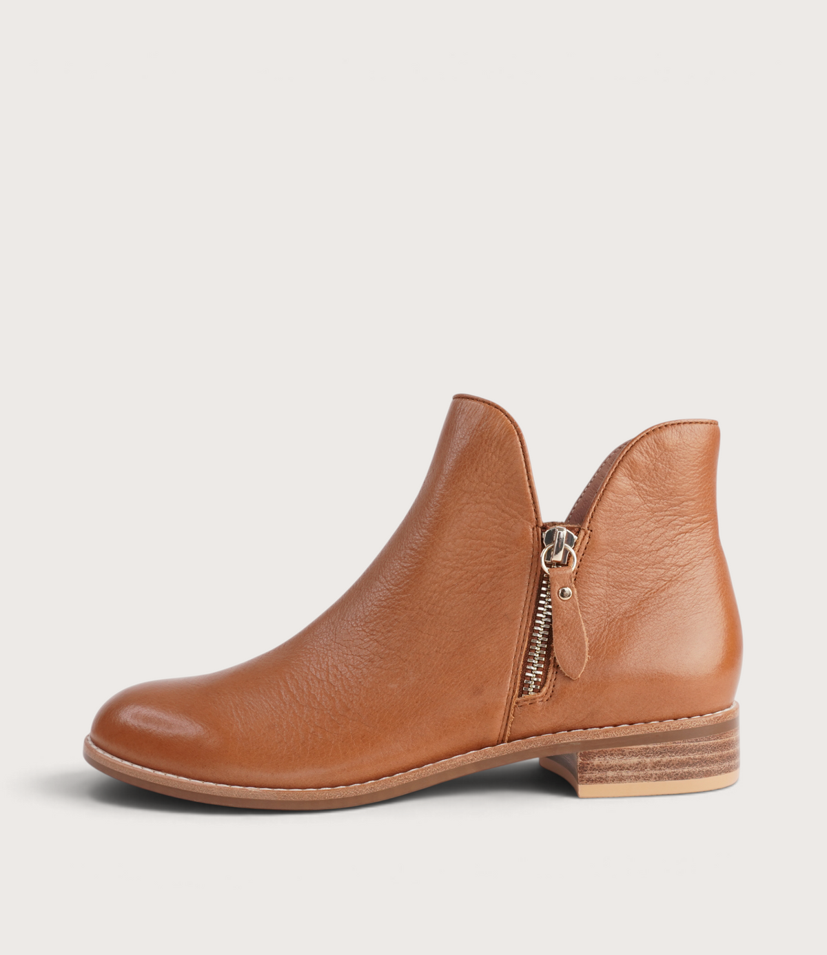 Noves Drambuie Leather Ankle Boots - DJANGO AND JULIETTE | Shouz