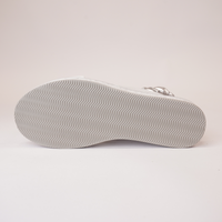 Debacle White/silver Leather Sandals