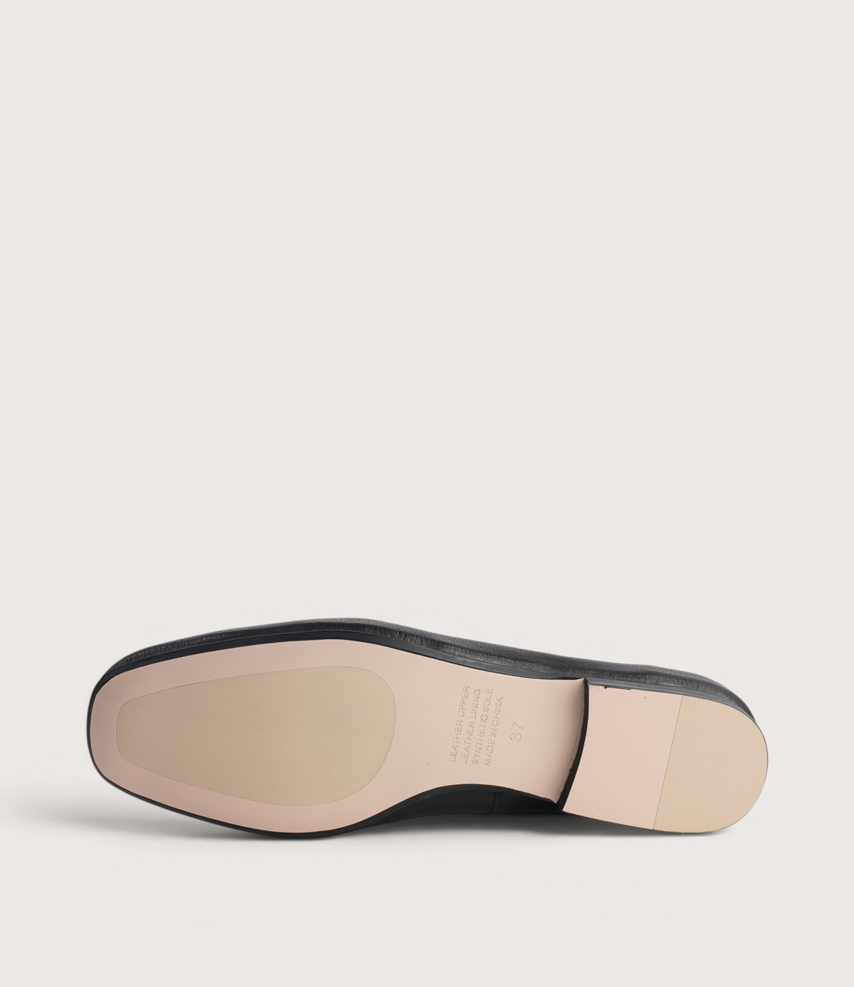 Marcee Black Leather Loafers