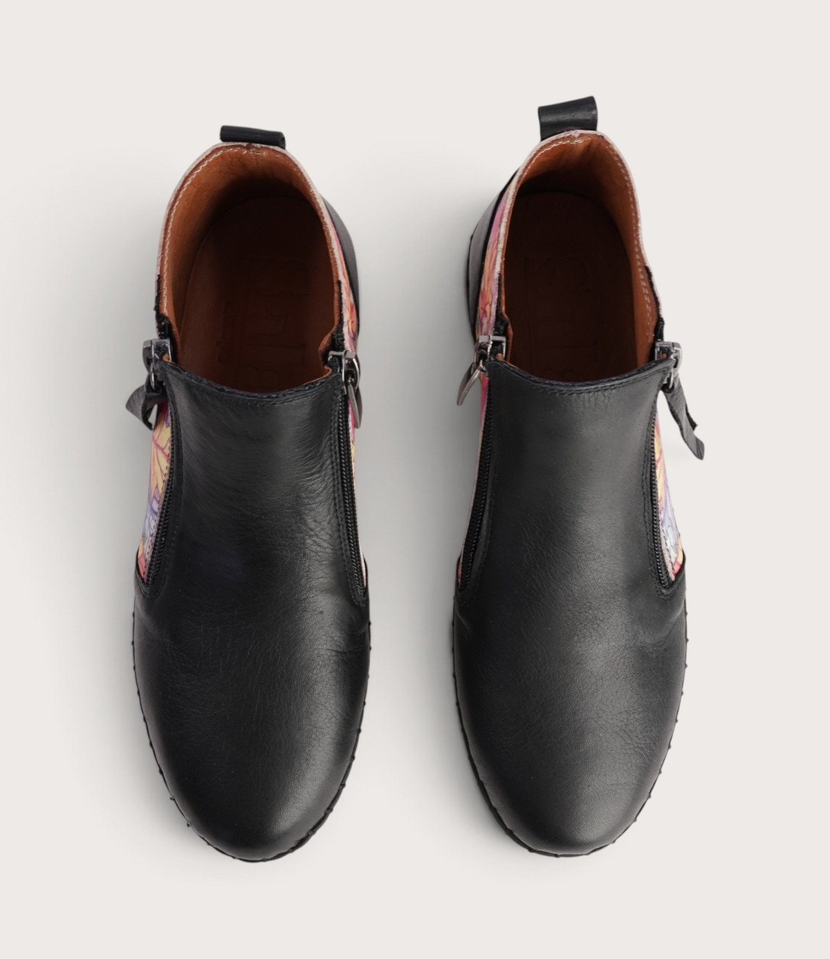 Regan Black Fall Leather Ankle Boots