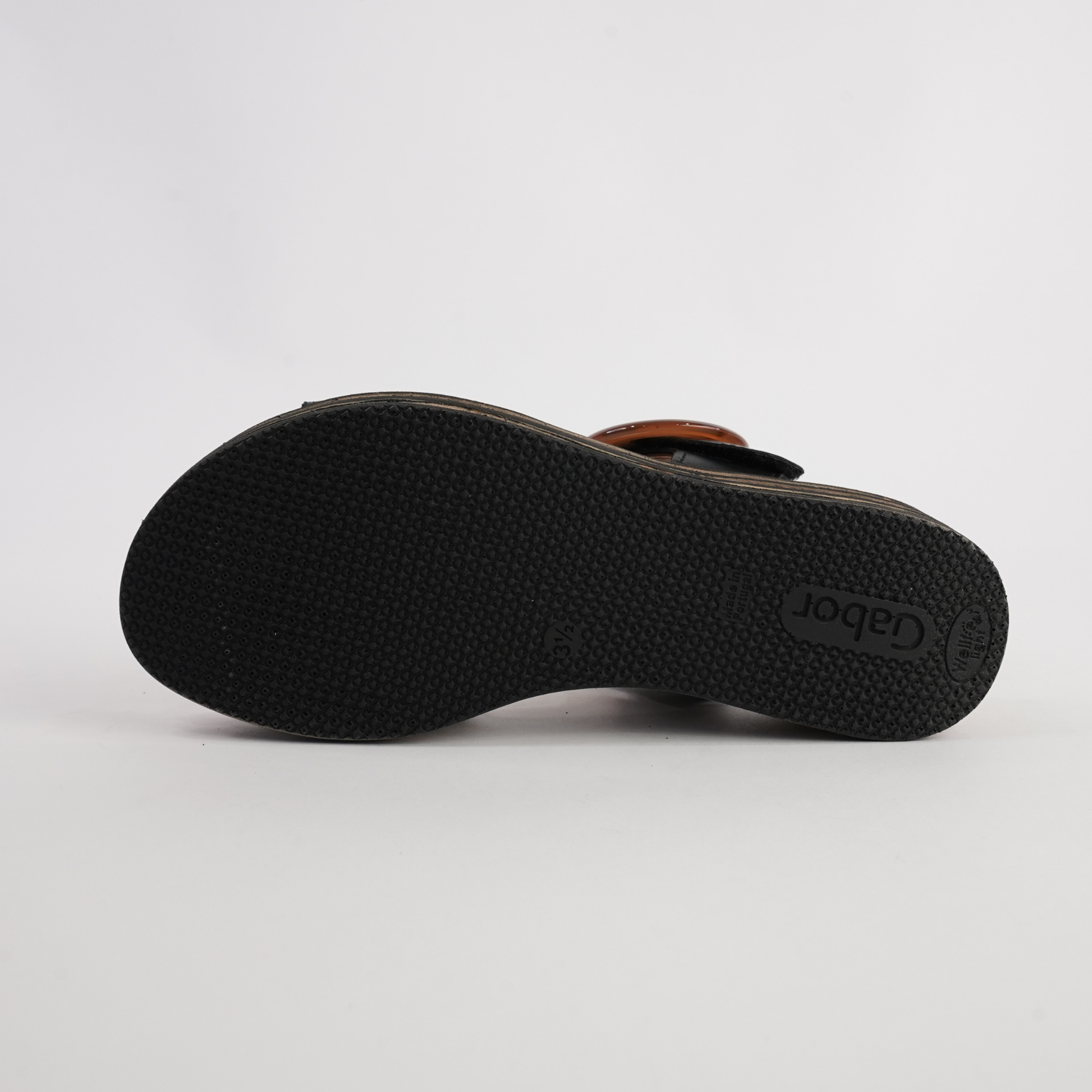 Margo Black Leather Sandals