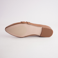 Salti Dark Tan Leather Loafers