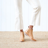Intan Dark Tan Leather Ankle Boots, DJANGO & JULIETTE - Shouz
