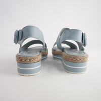 Atha Denim Leather Sandals