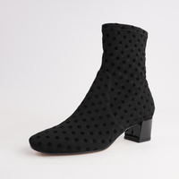 Hartful Black Spot Ankle Boots