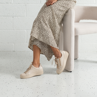 Kees Vanilla Leather Sneakers