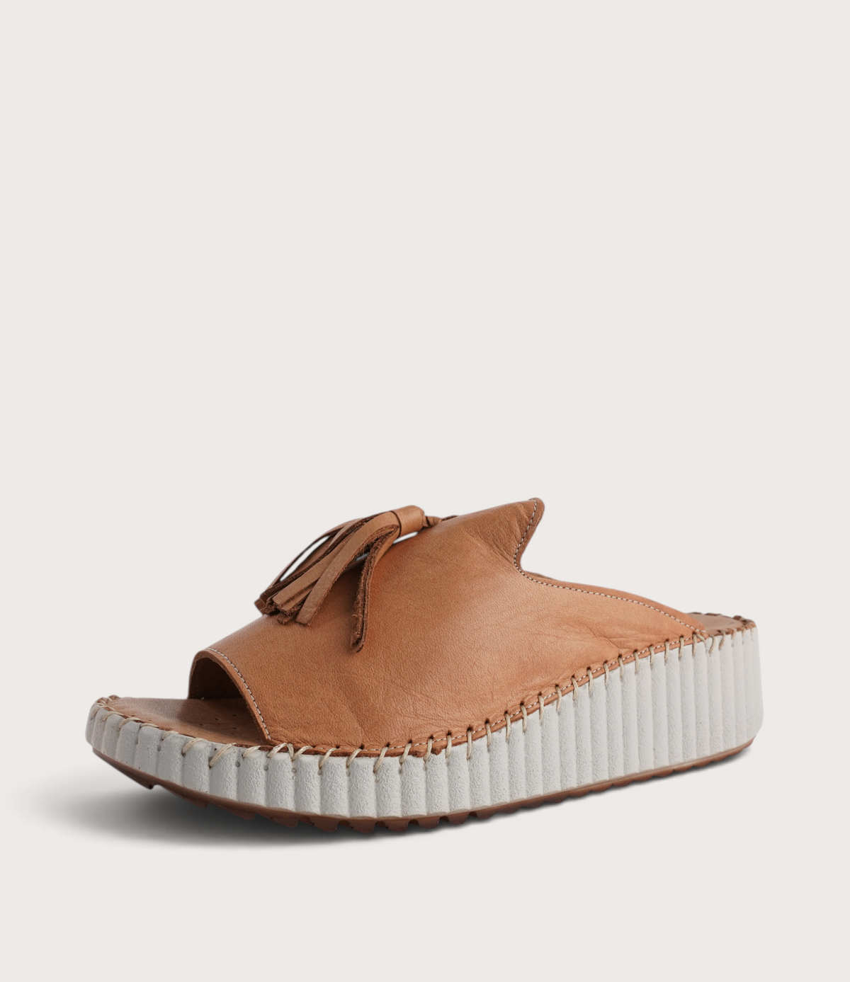 Sonny Coconut Leather Slides