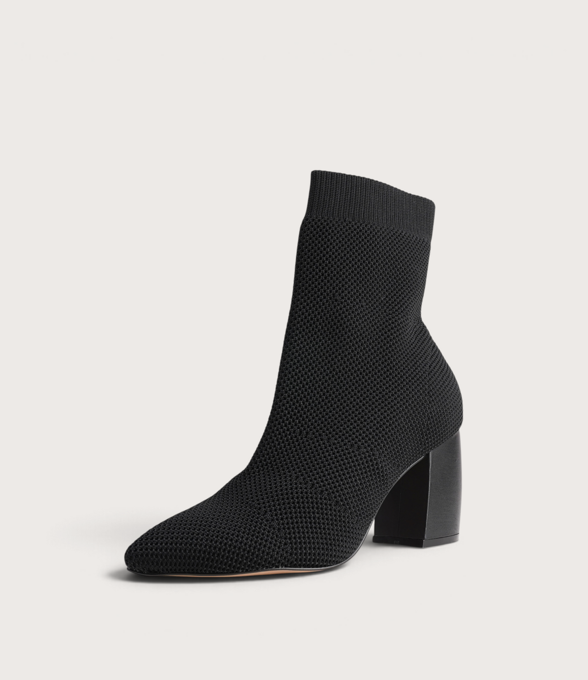 147240 Black Knit Ankle Boots - CARRANO | Shouz